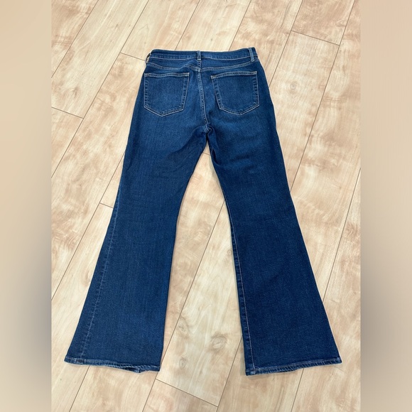 GAP 1969 Flare High Rise Dark Wash Jean size 28 Petite - Picture 8 of 8